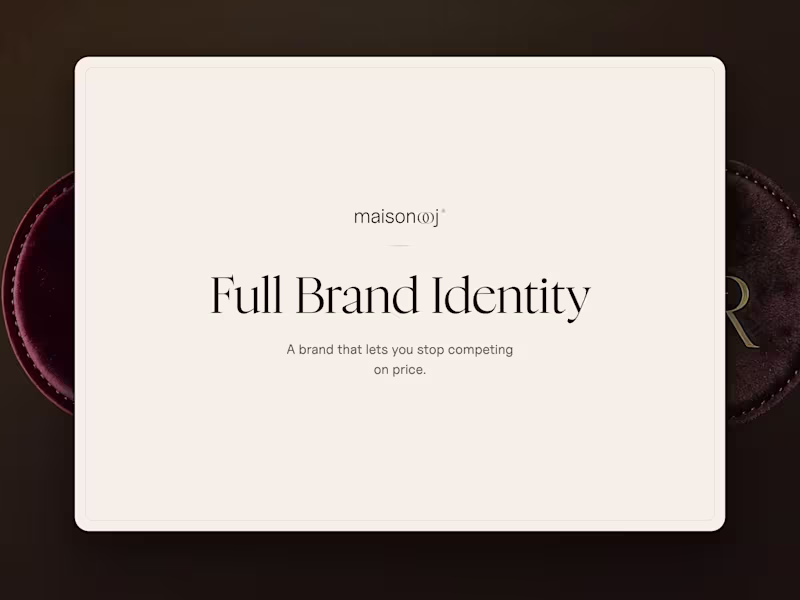 Cover image for Full Brand Identity