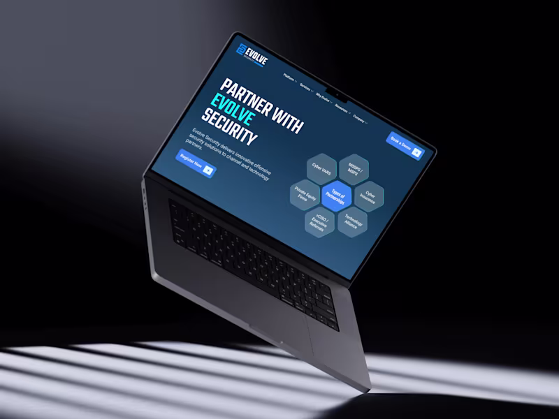 Cover image for Evolve Security — UX redesign & Webflow build 