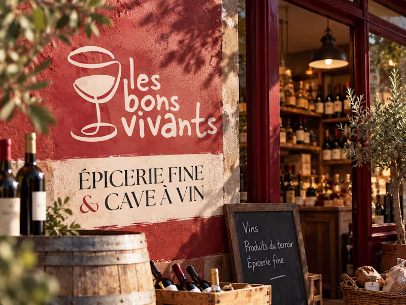 Cover image for Brand identity - Les Bons Vivants