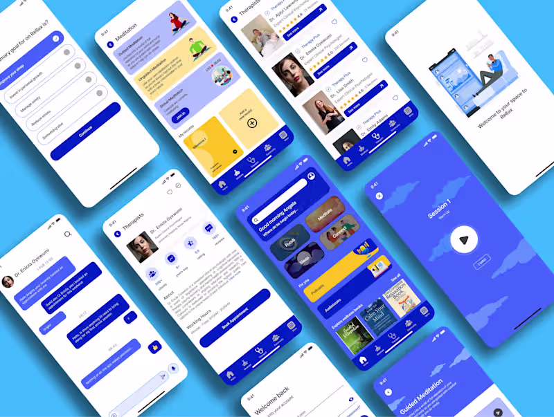 Cover image for Rellax. Brand Identity + App Design