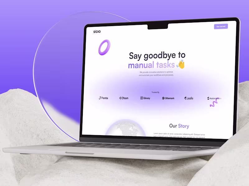 Cover image for Sicio - AI Automation Agency (UI/UX - Framer)