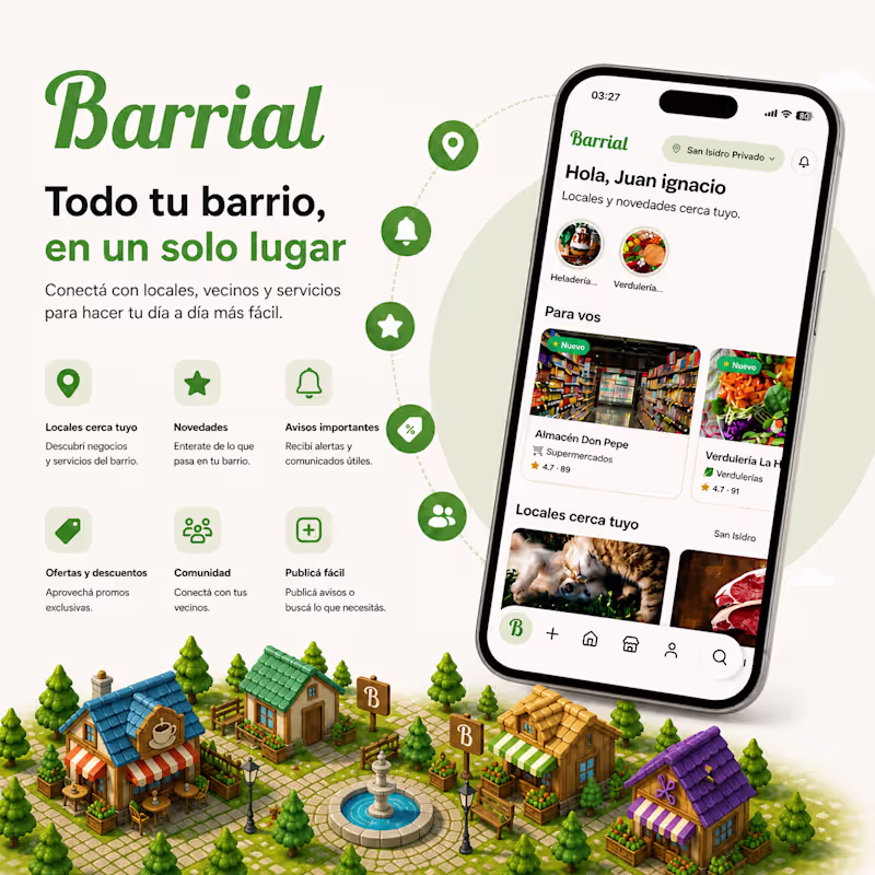 Cover image for Barrial es una plataforma social-commerce