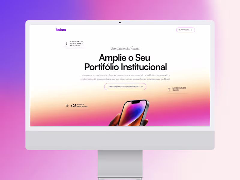 Cover image for Semipresencial Ânima — Lead generation