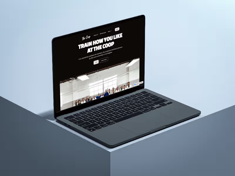 Cover image for The Coop BJJ — Website Design & Development