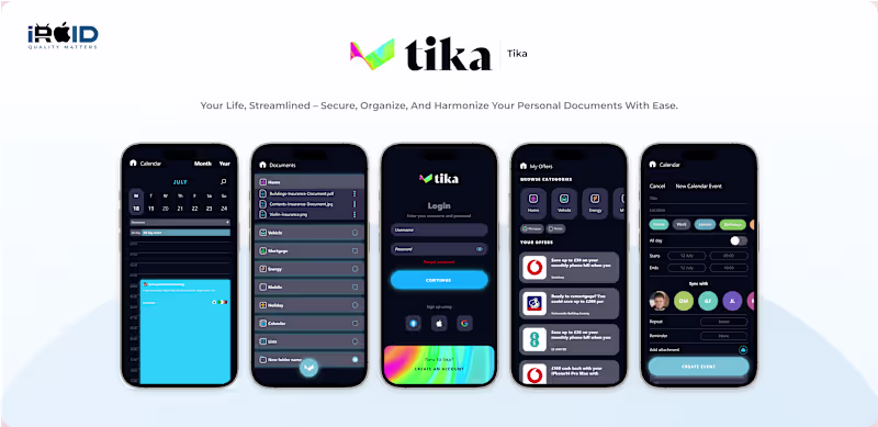 Cover image for Tika:- AI-Powered Document Management App | iOS & Android Bu...