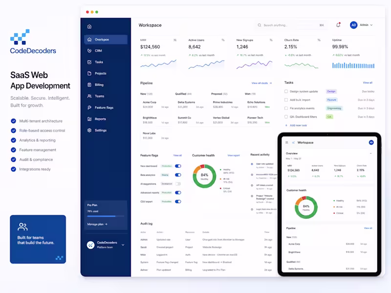 Cover image for SaaS Web App Development