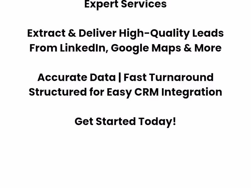 Cover image for Fast B2B Lead Scraping Services