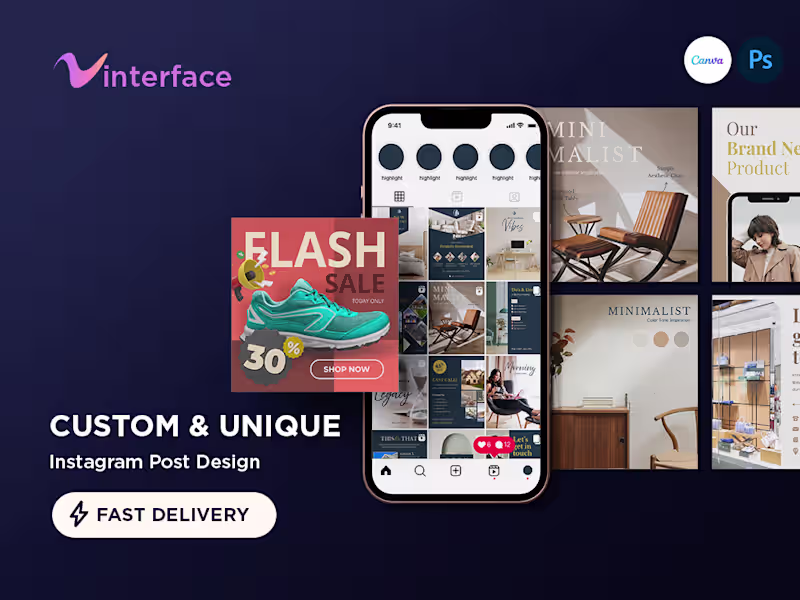 Cover image for Editable Canva Templates for Instagram & Social Media Content