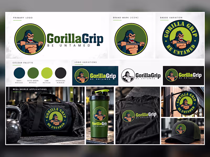 Cover image for Brand identity design for Gorilla