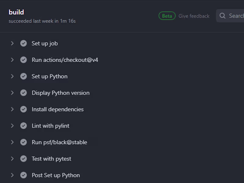 Cover image for Set up CI for your python project in Github