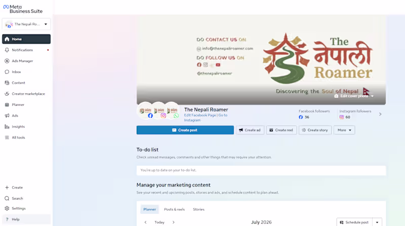 Cover image for Meta Business Suite Configuration &