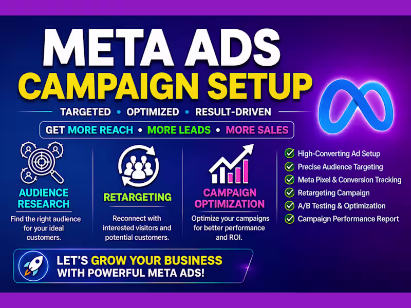 Cover image for 🚀 Meta Ads Campaign Setup | Performance-Focused Advertising...