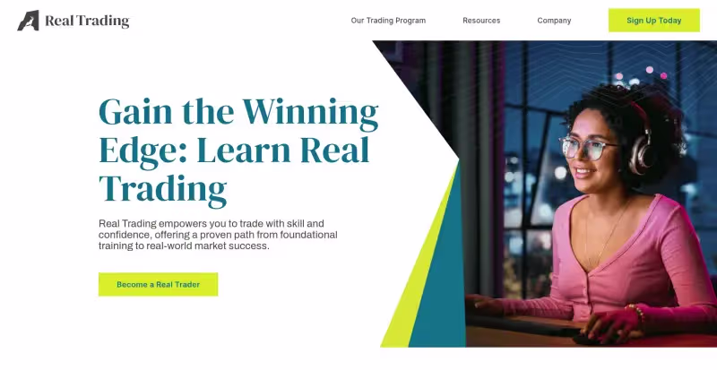 Cover image for Agency design for trading website