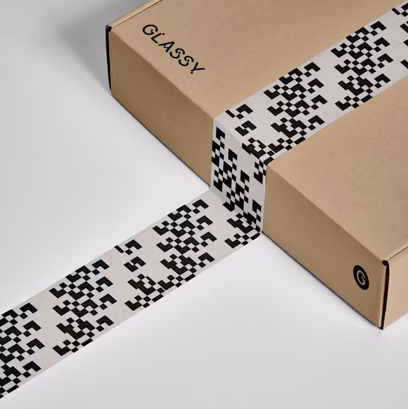 Cover image for Glassy: packaging design and brand