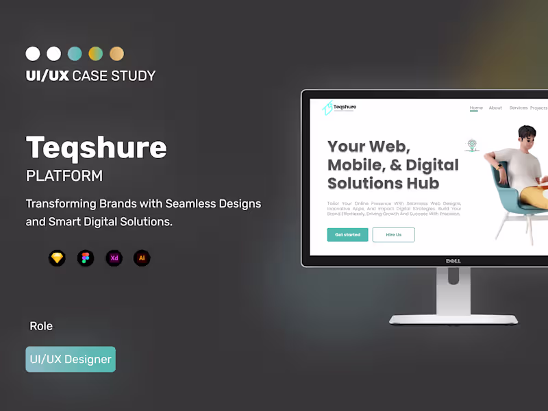Cover image for Teqshure Landing Page