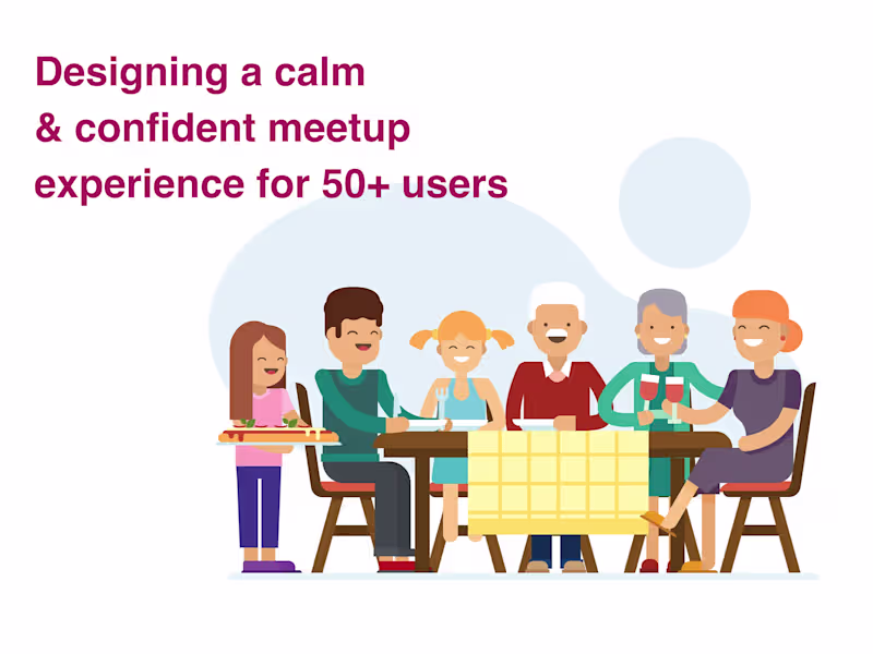 Cover image for Meetup Experience for Eldery