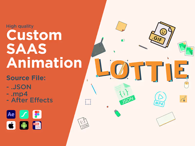 Cover image for Custom Lottie & UI Animations for Digital Products
