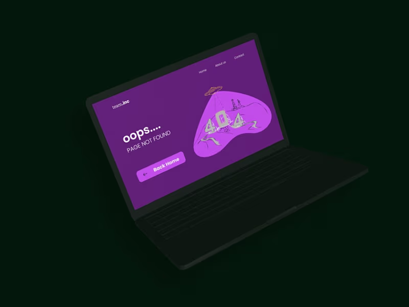 Cover image for Error page 404
