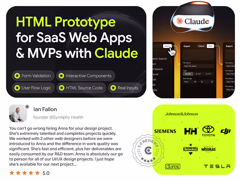 Cover image for Functional HTML/CSS Prototypes with Claude for SaaS Applications