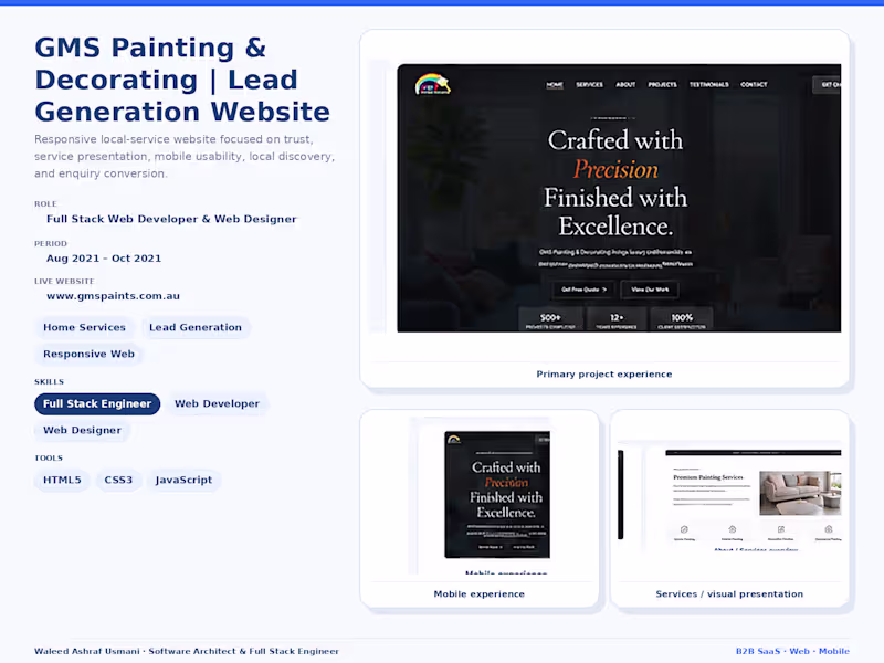 Cover image for GMS Painting & Decorating 