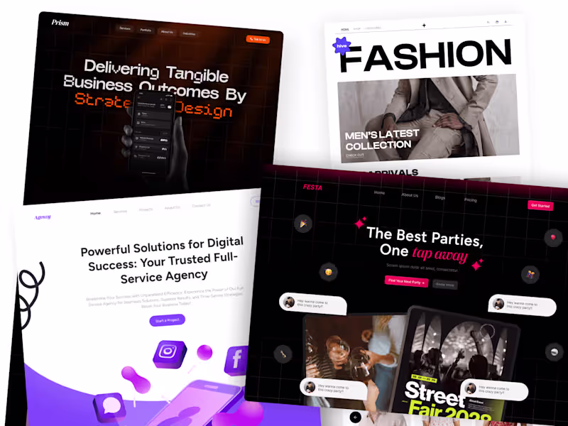 Cover image for Website Design / Landing Page Design