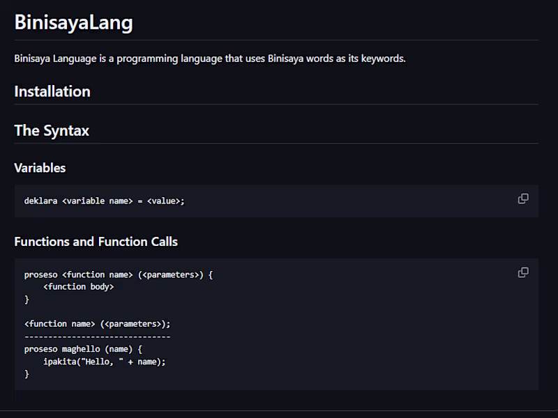 Cover image for BinisayaLang
