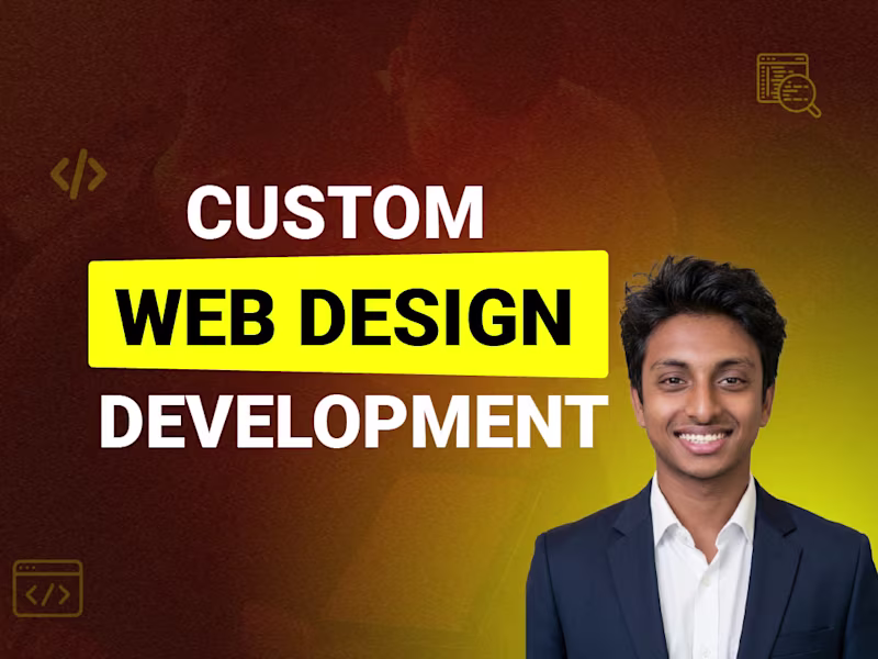 Cover image for Custom Web Design & Development for High-Converting Websites