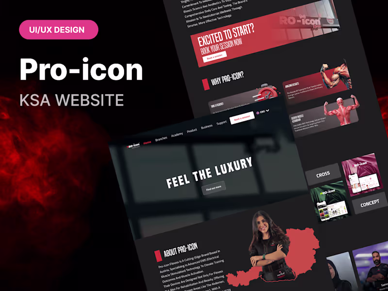 Cover image for Pro-icon KSA website