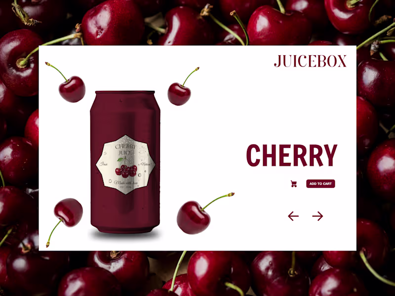 Cover image for Juicebox — Self-initiated concept study for a fictional juic...