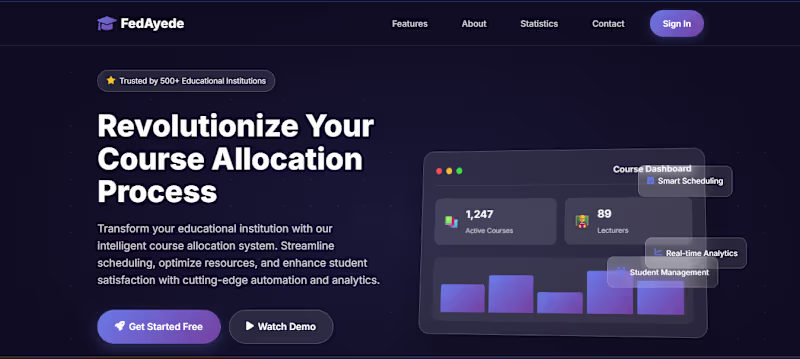 Cover image for Web-Based Course & Workload Allocation System I developed th...