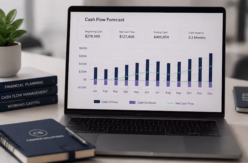 Cover image for Cash Flow Forecasting & $15M