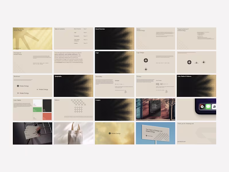Cover image for Hinata Energy branding guidelines