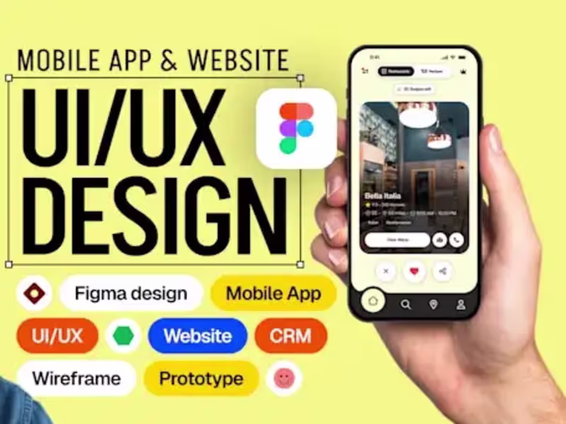 Cover image for I will do mobile app, web app, and website UI/UX design in Figma