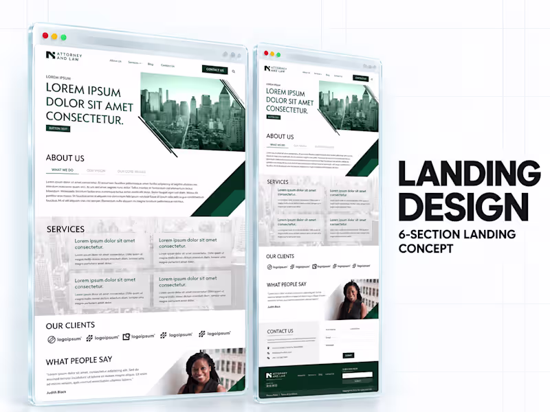 Cover image for Landing Page or Homepage Design in Figma