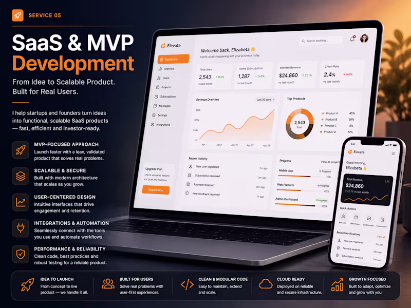 Cover image for SaaS MVP Development