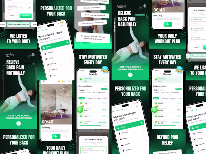 Cover image for Lumbra: AI-Powered Back Pain Recovery App Development