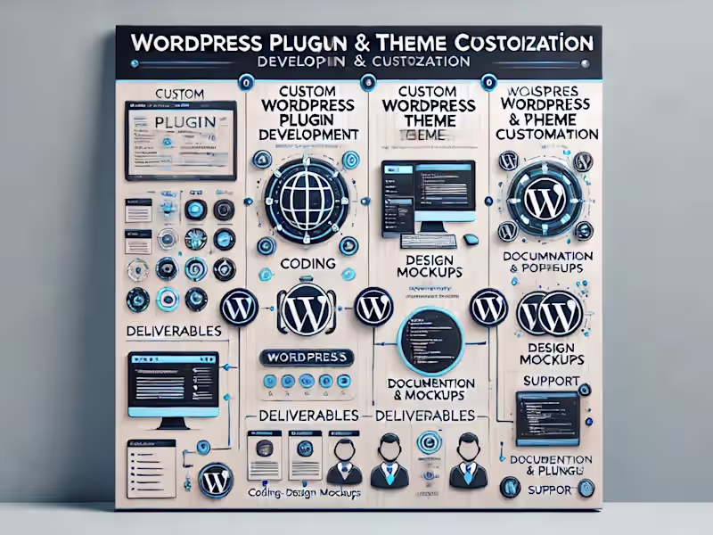 Cover image for WordPress plugin & theme development & customization