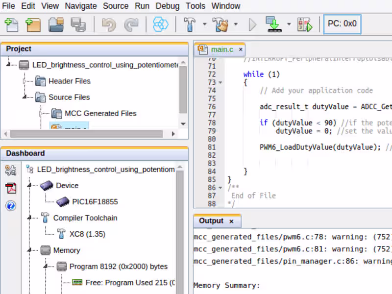 Cover image for MPLAB and PIC microcontroller