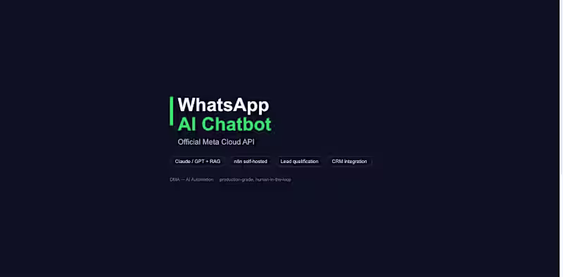 Cover image for WhatsApp AI Chatbot (Official Meta Cloud API)