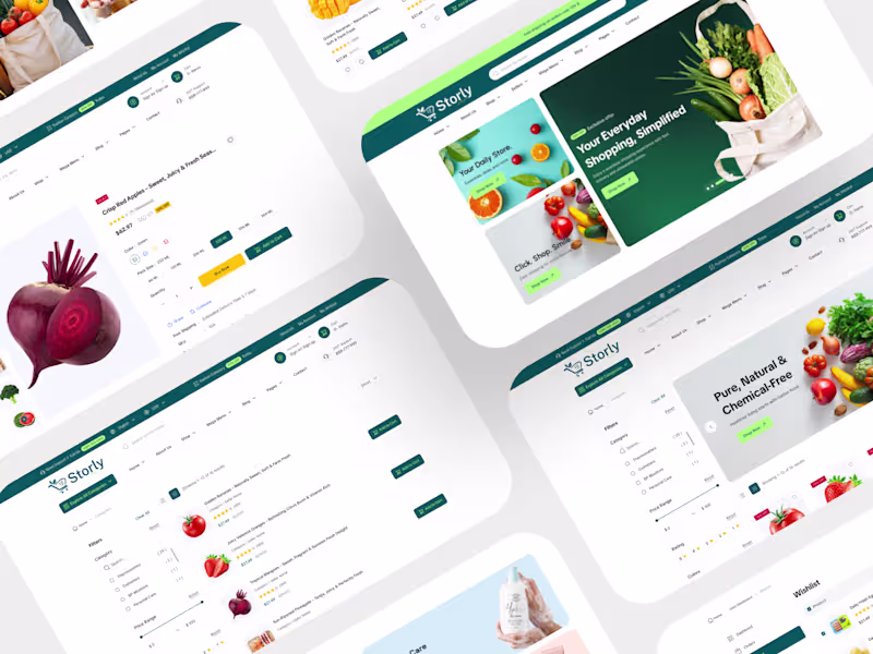 Cover image for Storly – Multipurpose eCommerce Tailwind CSS Template
