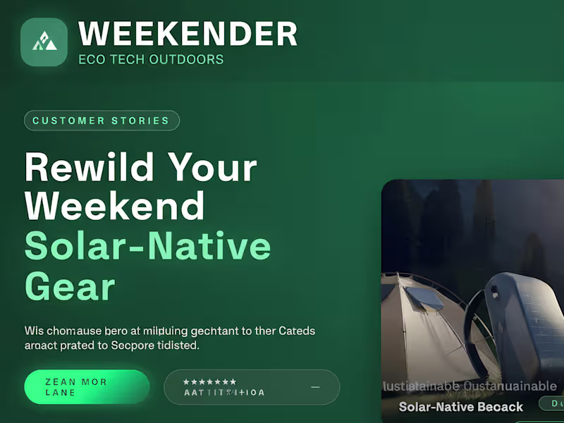 Cover image for Weekender: A full-stack e-commerce template built with React.