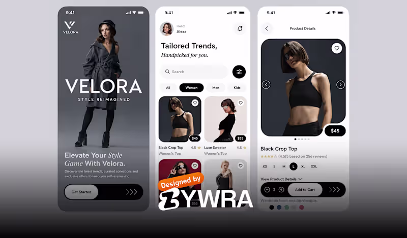 Cover image for Fashion Ecommerce Mobile App UI