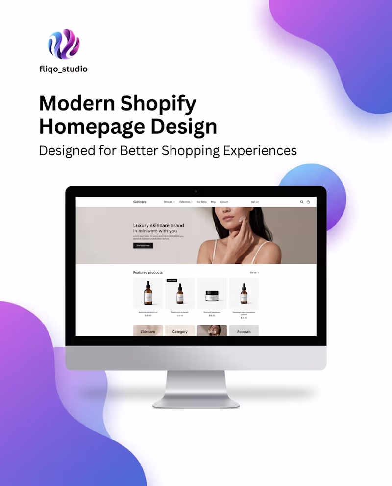 Cover image for Shopify Homepage Design
Your homepage is