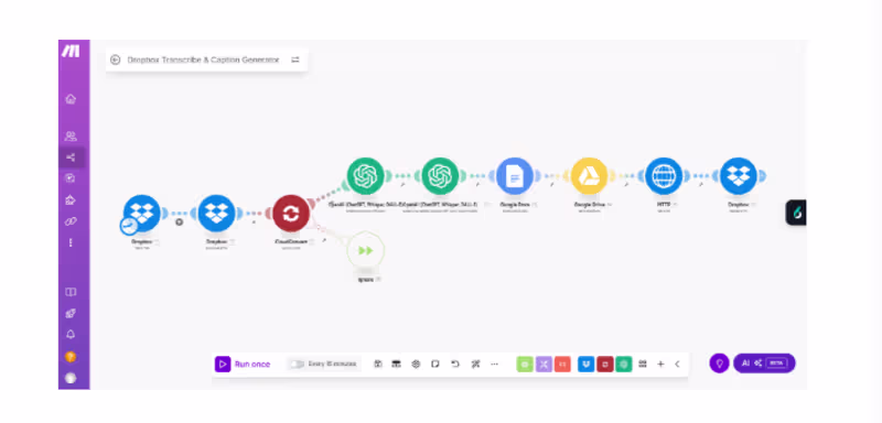 Cover image for AI Trancsript Generation By Make.com (https://Make.com) for ...