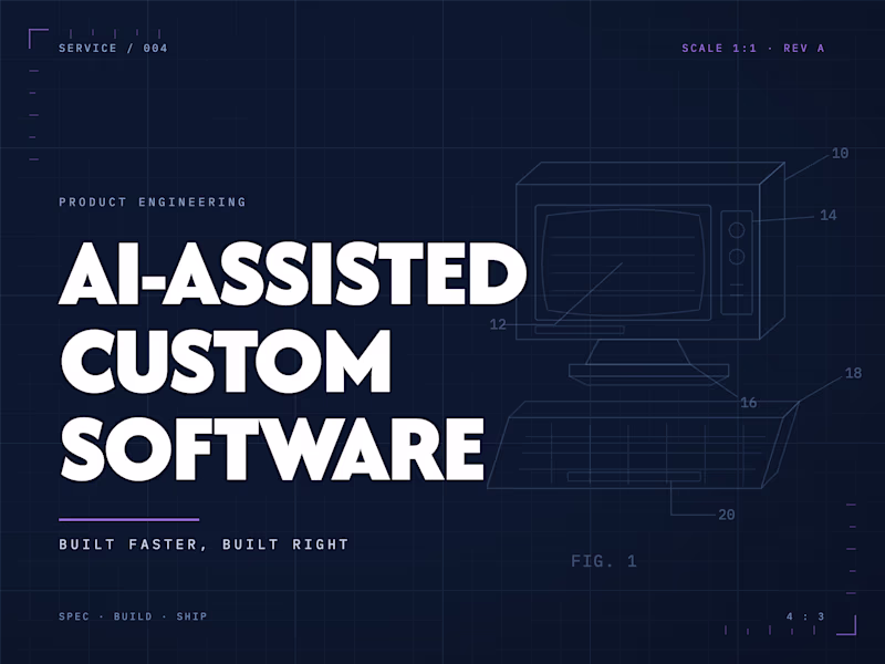 Cover image for Custom Software at AI Speed, with Production Discipline