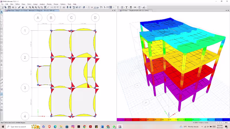 Cover image for Design and Analysis of a High-Rise Building in ETABS