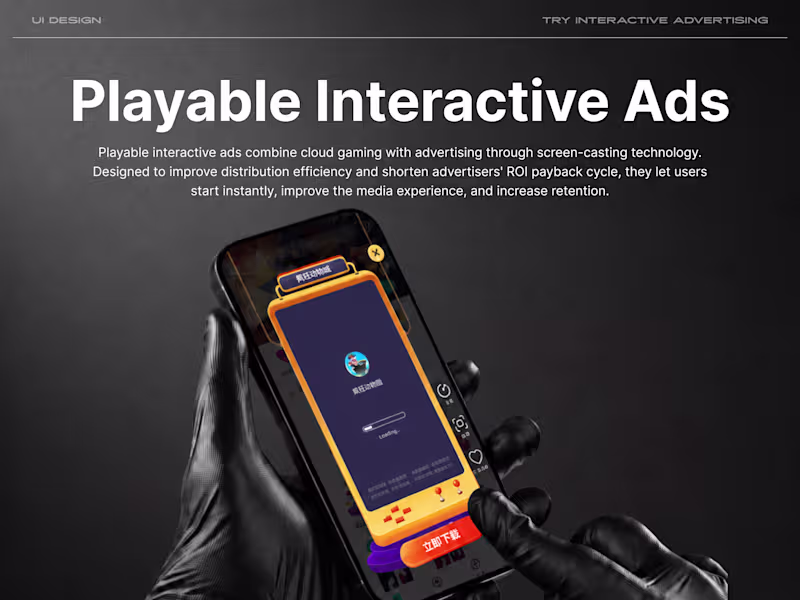 Cover image for Playable Inreractive Ads Dseign