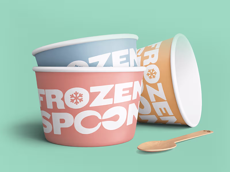 Cover image for Frozen Spoon Brand Identity