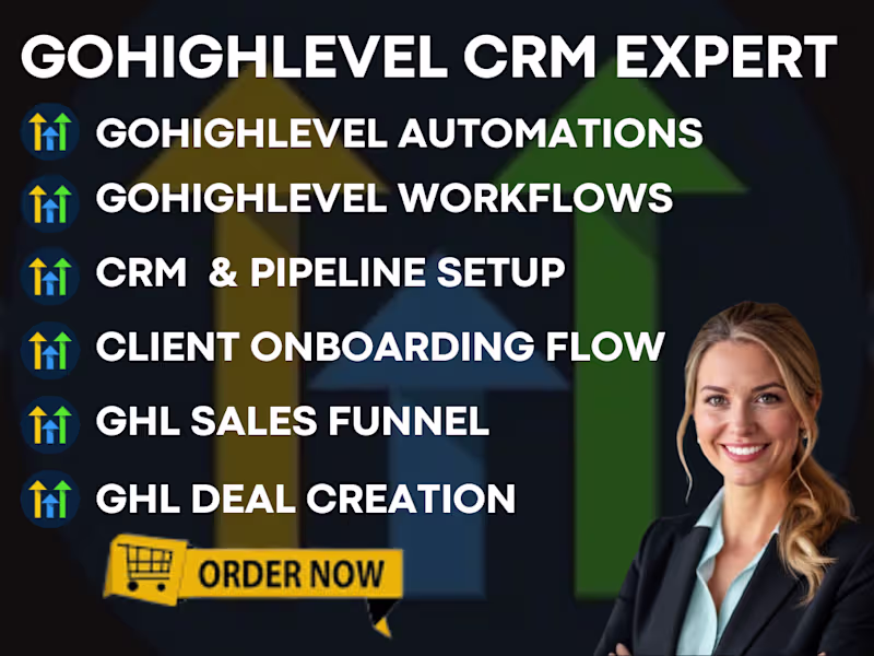 Cover image for GoHighLevel CRM Setup, Pipeline & Automation | GHL Expert