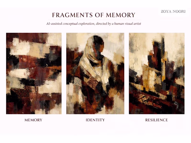 Cover image for FRAGMENTS OF MEMORY AI-assisted conceptual exploration direc...